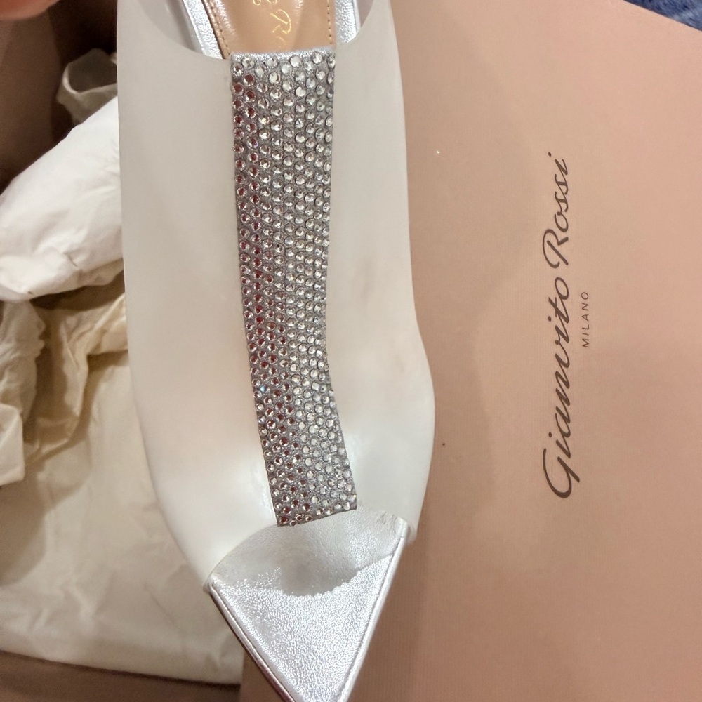 Gianvito Rossi Metallic and Transparent Heels